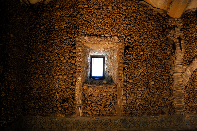 Illustration for article titled These Buildings Are Made with Skulls and Bones